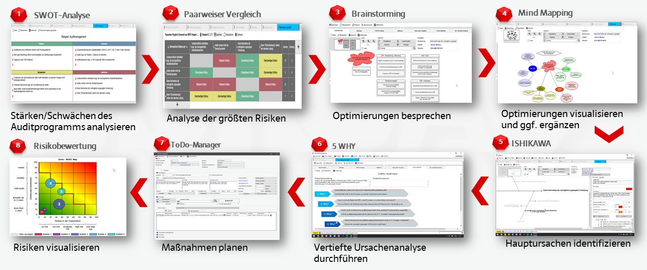 Analysetools Optimierung Auditmanagement